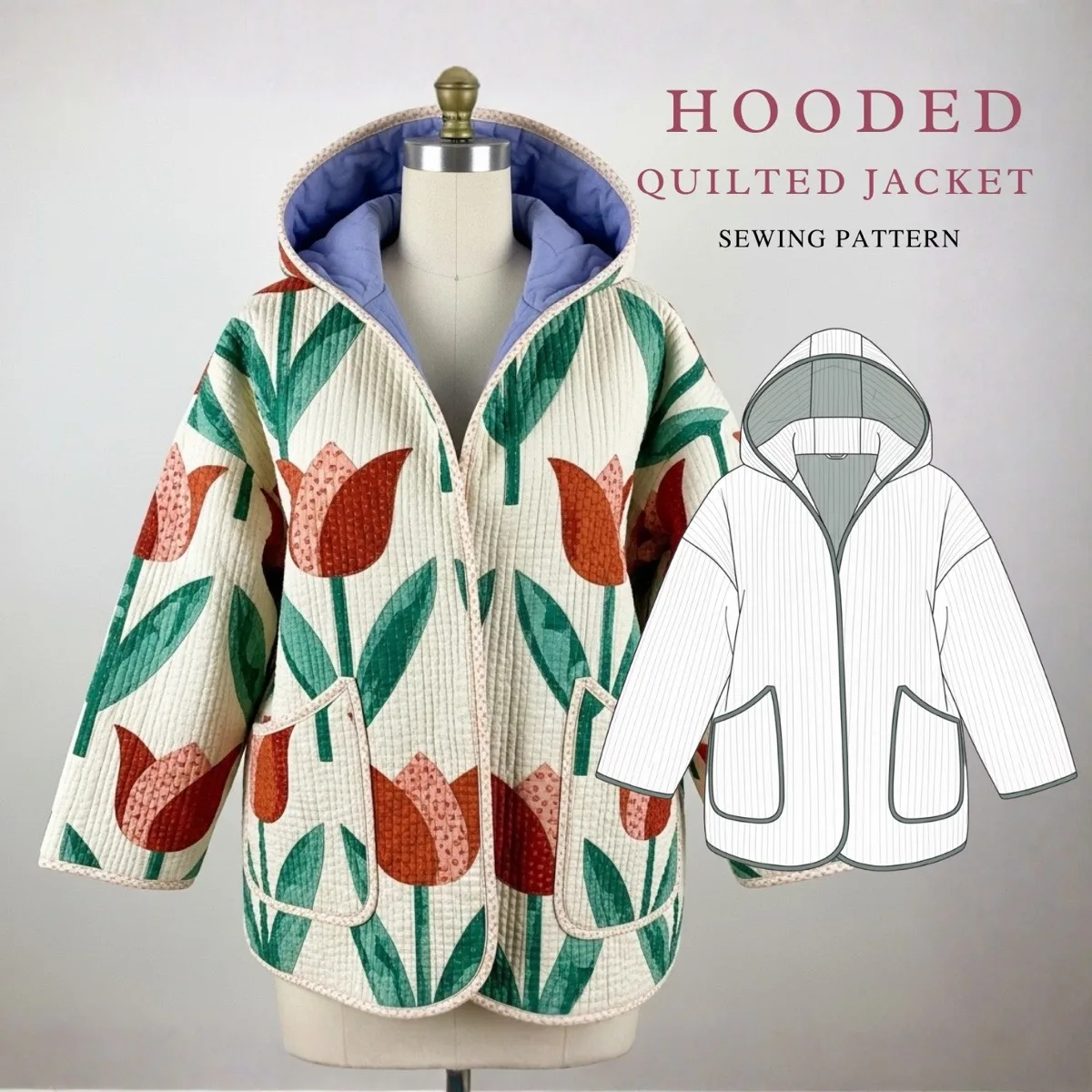 Quilted jacket sewing tutorial